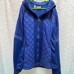 Athleta Vibrant Blue Hooded Jacket